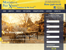Tablet Screenshot of mosquitoxperts.com